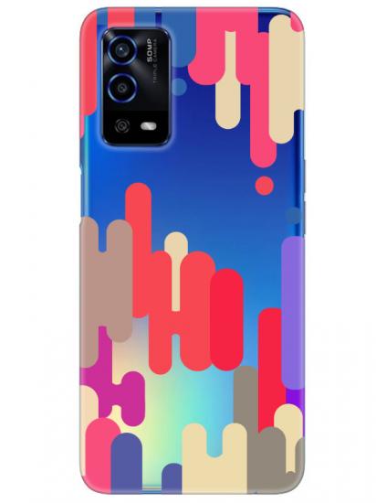 Oppo A55 Pop Art Şeffaf Telefon Kılıfı