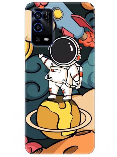 Oppo A55 Astronot Telefon Kılıfı