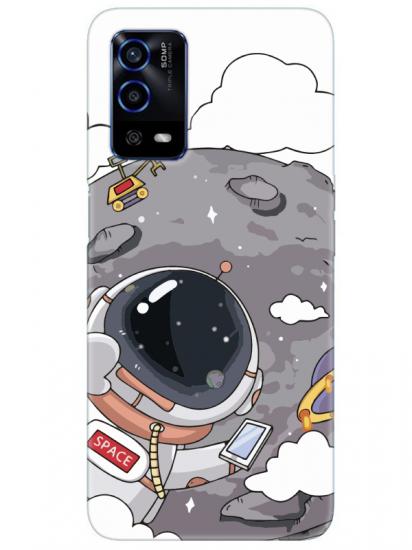 Oppo A55 Astronot Telefon Kılıfı