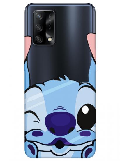 Oppo A74 Stitch Şeffaf Telefon Kılıfı