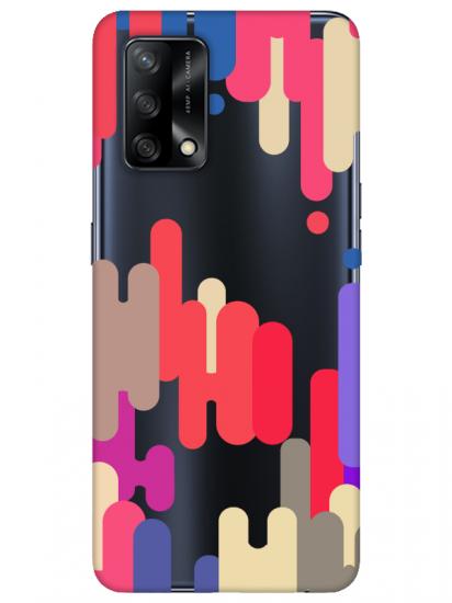 Oppo A74 Pop Art Şeffaf Telefon Kılıfı