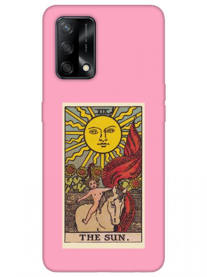 Oppo A74 The Sun Pembe Telefon Kılıfı