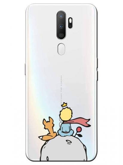 Oppo A9 2020 Küçük Prens Şeffaf Telefon Kılıfı