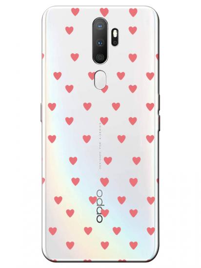 Oppo A9 2020 Minik Kalpler Şeffaf Telefon Kılıfı