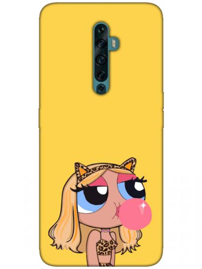 Oppo Reno2 Z Powerpuff Girls Sarı Telefon Kılıfı