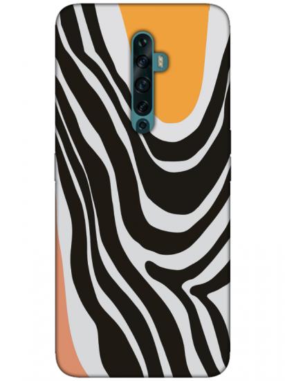 Oppo Reno2 Z Zebra Desen Telefon Kılıfı