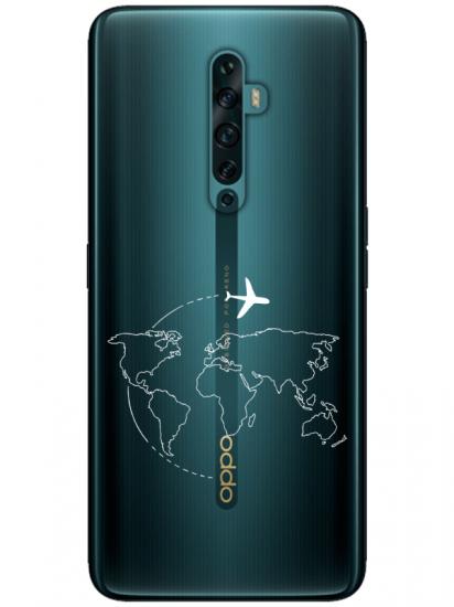 Oppo Reno2 ZFace Art Şeffaf Telefon Kılıfı