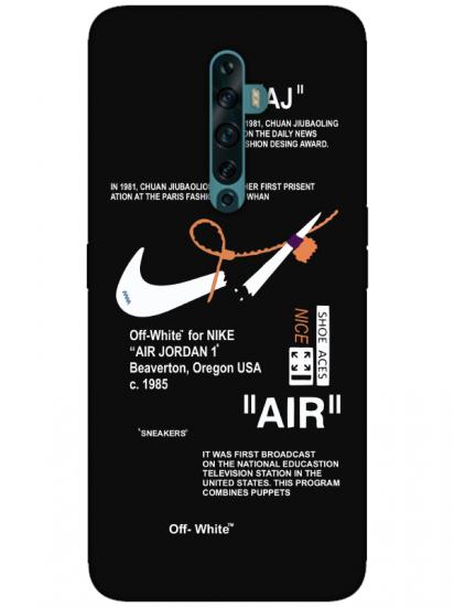 Oppo Reno2 Z Nike Air Siyah Telefon Kılıfı