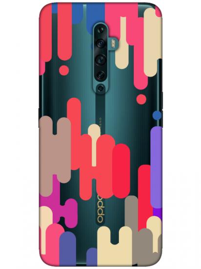 Oppo Reno2 Z Pop Art Şeffaf Telefon Kılıfı