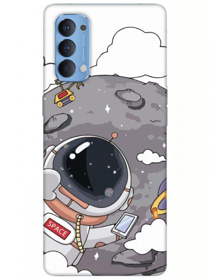 Oppo Reno 4 Astronot Telefon Kılıfı