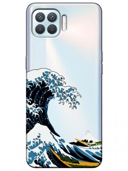 Oppo Reno 4 Lite  Kanagawa Telefon Kılıfı