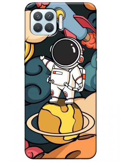 Oppo Reno 4 Lite Astronot Telefon Kılıfı