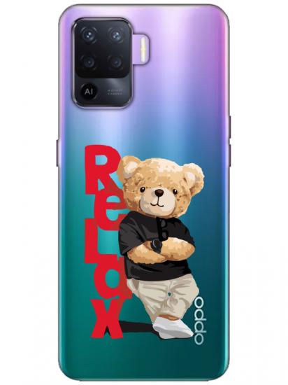 Oppo Reno 5 Lite  Panda Telefon Kılıfı