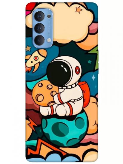 Oppo Reno 4 Astronot Telefon Kılıfı