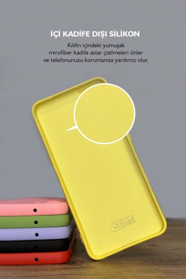 Samsung A71 Kış Çiçeği Sarı Telefon Kılıfı