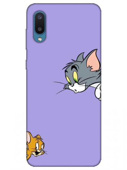 Samsung A02 Tom And Jerry Lila Telefon Kılıfı