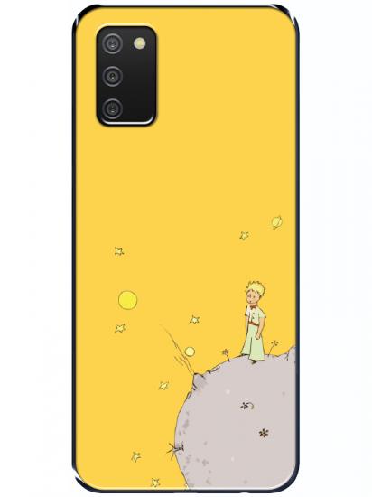 Samsung A02s Küçük Prens Sarı Telefon Kılıfı