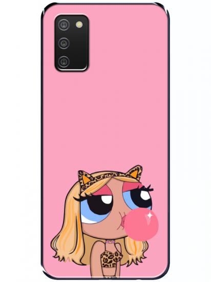 Samsung A02s Powerpuff Girls Pembe Telefon Kılıfı