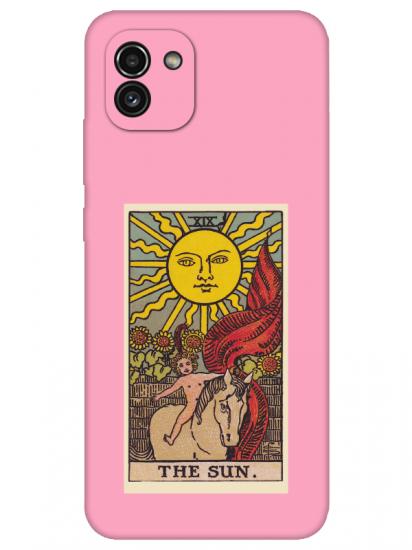 Samsung A03 The Sun Pembe Telefon Kılıfı