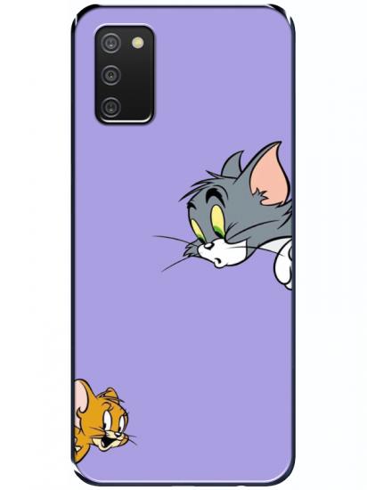 Samsung A03s Tom And Jerry Lila Telefon Kılıfı