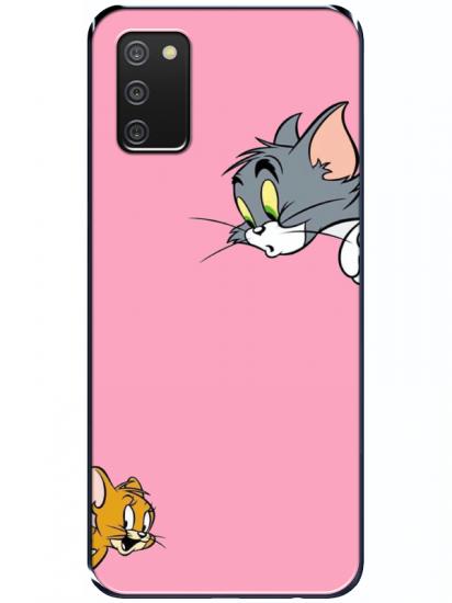 Samsung A03s Tom And Jerry Pembe Telefon Kılıfı