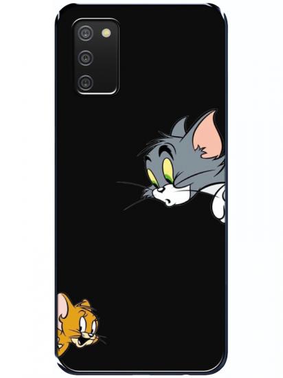 Samsung A03s Tom And Jerry Siyah Telefon Kılıfı