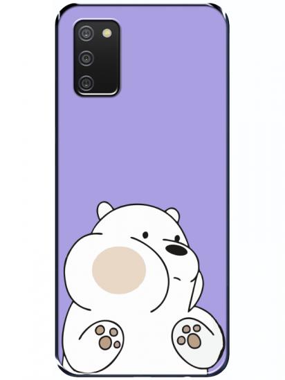 Samsung A03s Panda Lila Telefon Kılıfı