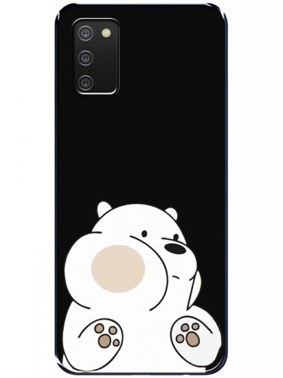 Samsung A03s Panda Siyah Telefon Kılıfı