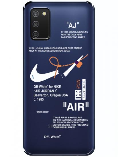 Samsung A03s Nike Air Şeffaf Telefon Kılıfı