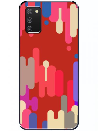 Samsung A03s Pop Art Kırmızı Telefon Kılıfı