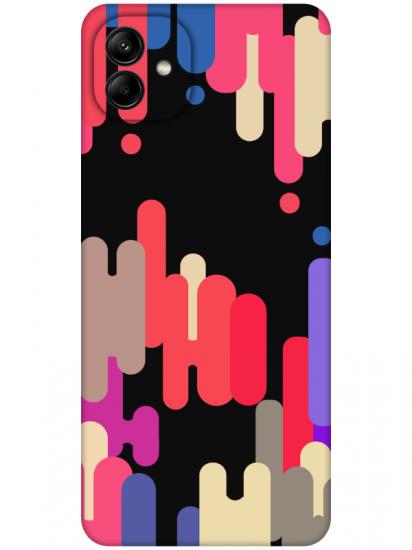 Samsung A04 Pop Art Siyah Telefon Kılıfı