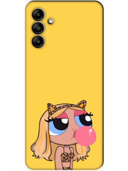 Samsung A04s Powerpuff Girls Sarı Telefon Kılıfı