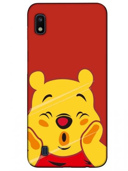 Samsung A10 Winnie The Pooh Kırmızı Telefon Kılıfı