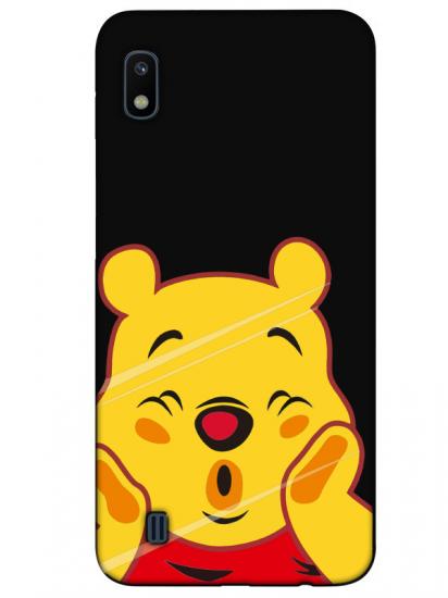 Samsung A10 Winnie The Pooh Siyah Telefon Kılıfı