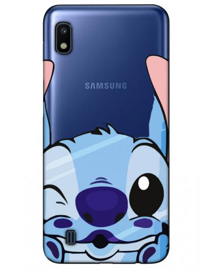 Samsung A10 Stitch Şeffaf Telefon Kılıfı