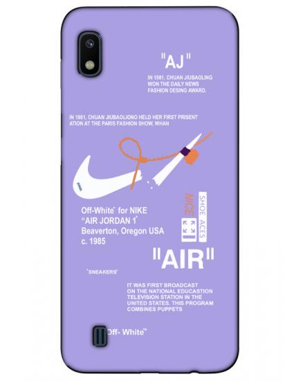 Samsung A10 Nike Air Lila Telefon Kılıfı