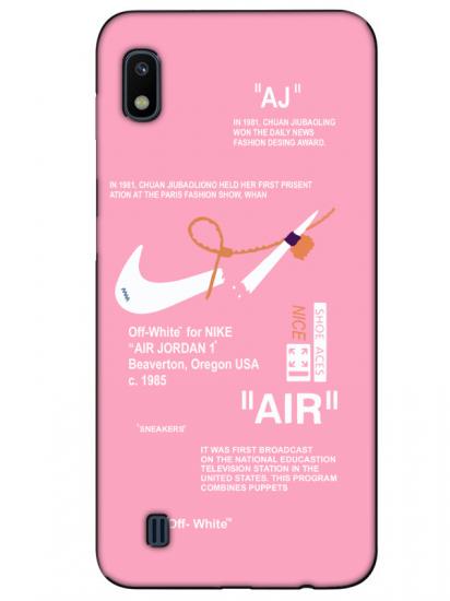 Samsung A10 Nike Air Pembe Telefon Kılıfı