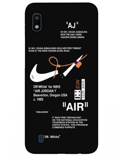 Samsung A10 Nike Air Siyah Telefon Kılıfı