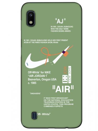 Samsung A10 Nike Air Yeşil Telefon Kılıfı