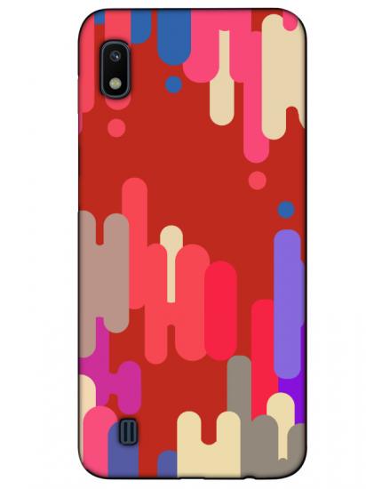 Samsung A10 Pop Art Kırmızı Telefon Kılıfı