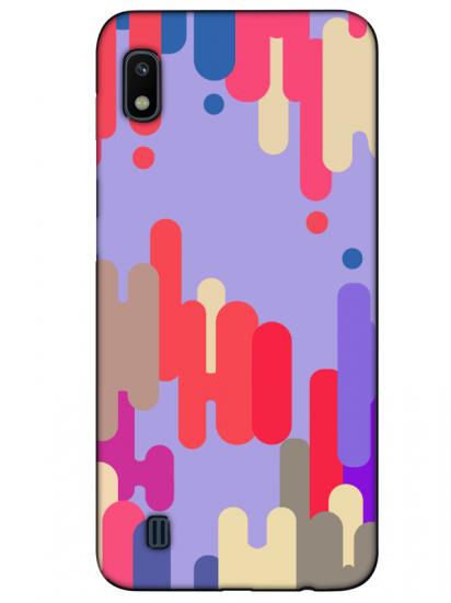 Samsung A10 Pop Art Lila Telefon Kılıfı