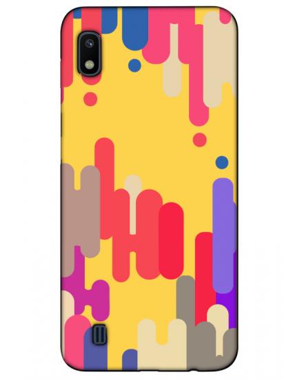 Samsung A10 Pop Art Sarı Telefon Kılıfı