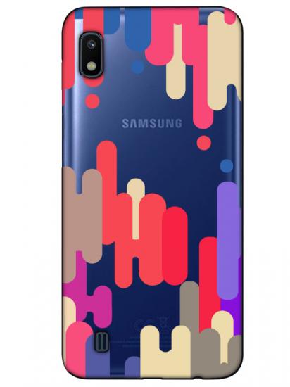 Samsung A10 Pop Art Şeffaf Telefon Kılıfı