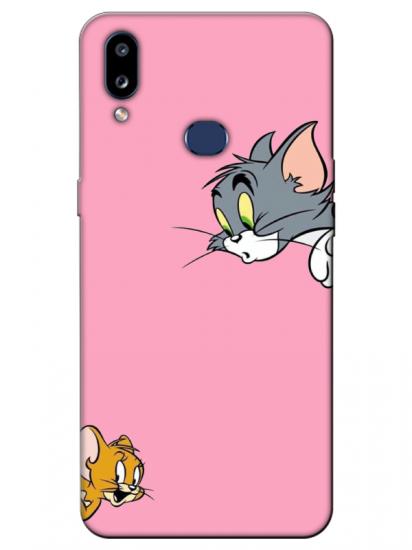 Samsung A10s Tom And Jerry Pembe Telefon Kılıfı