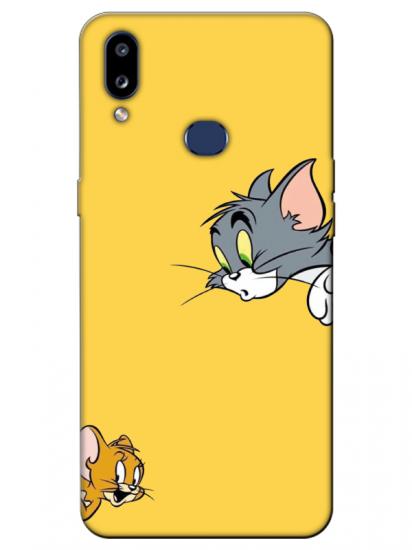 Samsung A10s Tom And Jerry Sarı Telefon Kılıfı