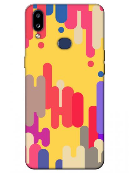 Samsung A10s Pop Art Sarı Telefon Kılıfı