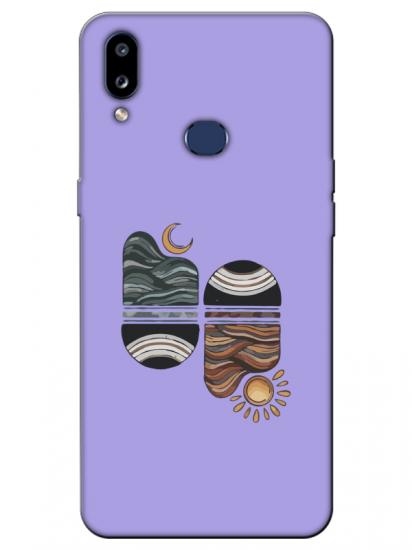 Samsung A10s Sunset Wave Lila Telefon Kılıfı