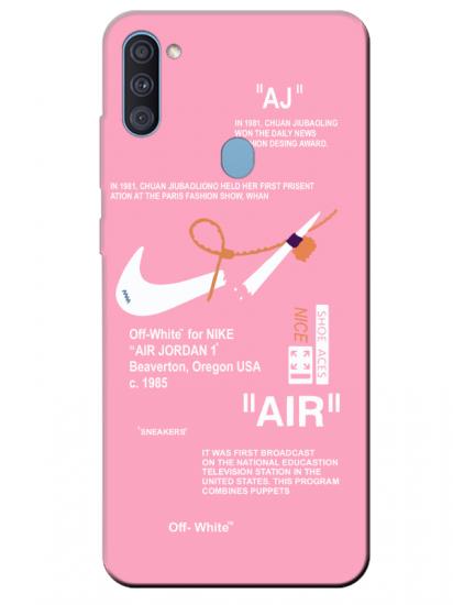 Samsung A11 Nike Air Pembe Telefon Kılıfı