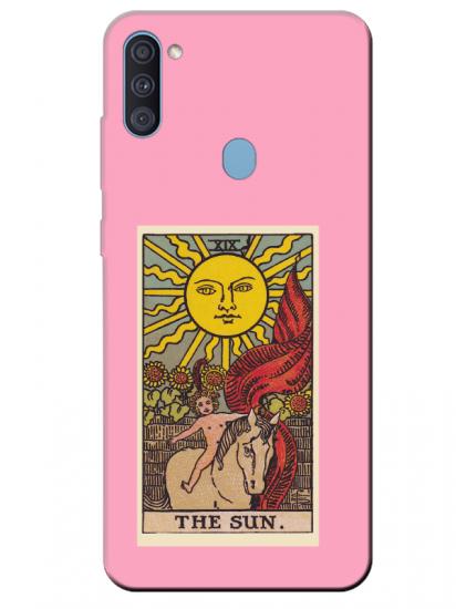 Samsung A11 The Sun Pembe Telefon Kılıfı