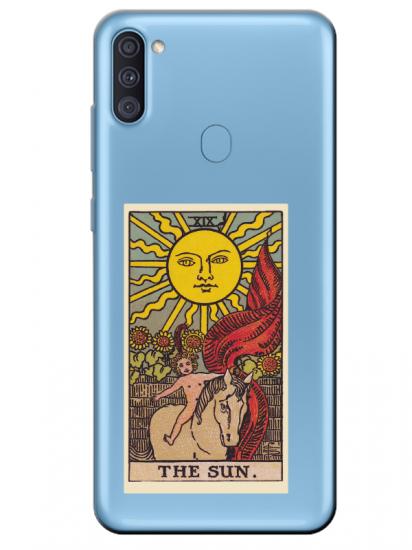 Samsung A11 The Sun Şeffaf Telefon Kılıfı